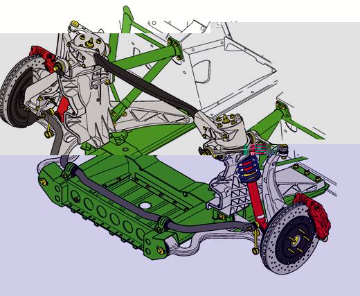 Vanquish 2001 Front Suspension